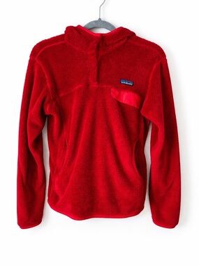 Patagonia Snap-T Fleece Hoodie Women's Red Pullover